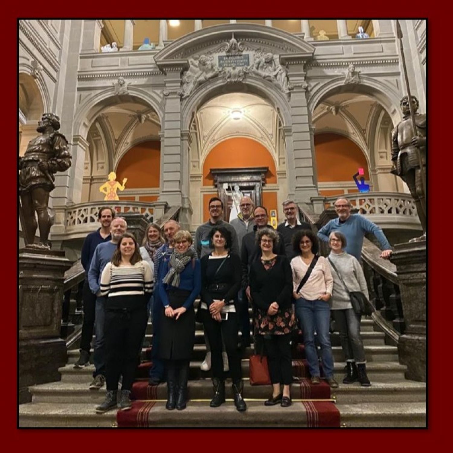 Visite guidée du Palais fédéral pour la section ! 