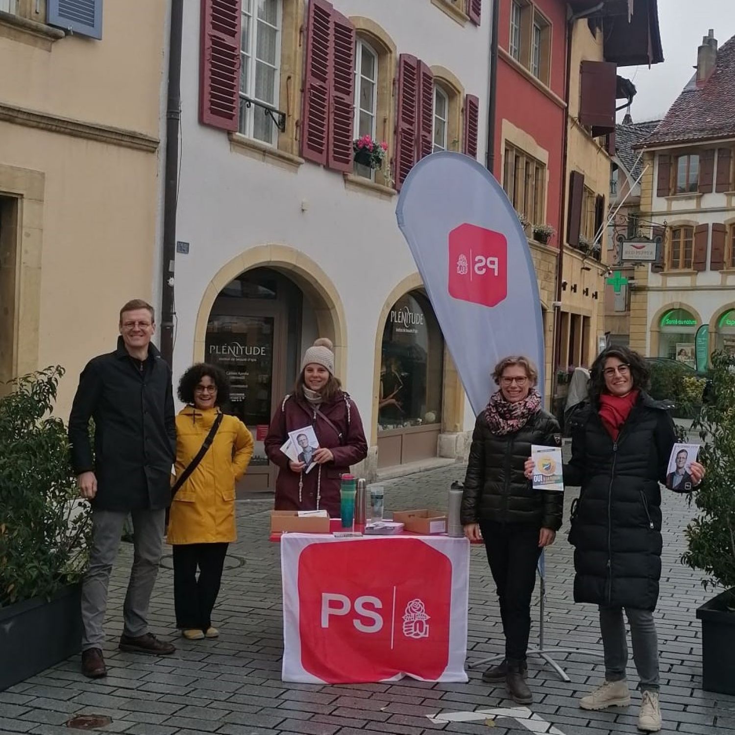 Campagne dans les rues de Saint-Blaise